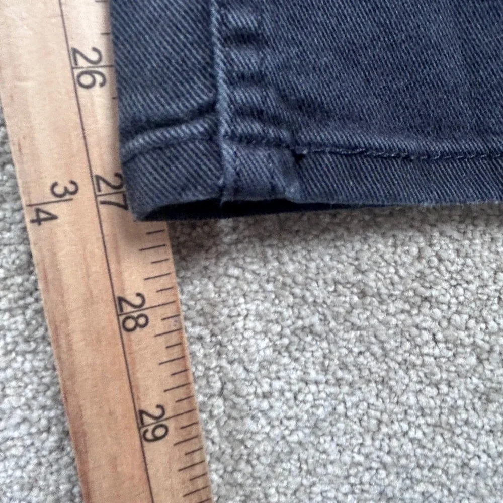 Levis 511‎ Slim Fit Jeans Mens 33x30 Black Faded Denim Pants 04511-1292